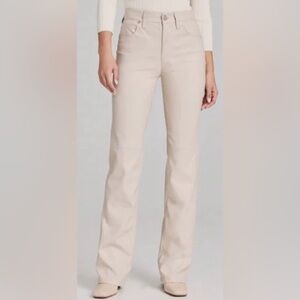 Blank NYC Beige Faux leather women’s Pants Sz 27